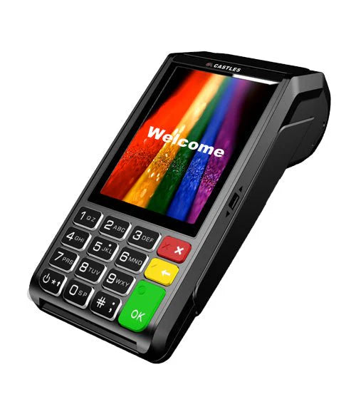 Castle Vega3000 Mobile 2 | 4G/Wifi/BT POS Terminal