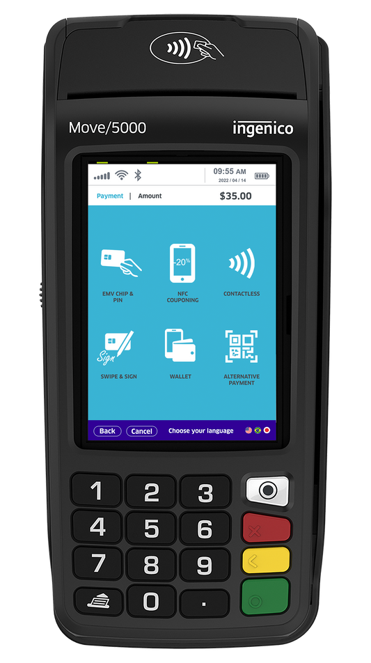 Ingenico Move/5000, Bluetooth, WiFi Terminal